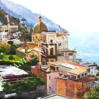 Litografie di Capri, Amalfi, Positano, Sorrento e Ravello