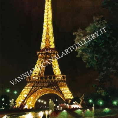 Tour Eiffel di notte