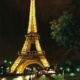 Tour Eiffel di notte