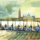 Venezia con gondole