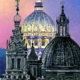 San Pietro tramonto e cupole