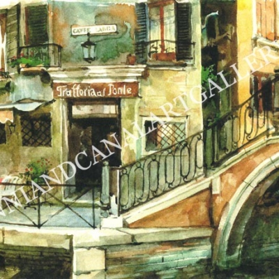 Canale con trattoria