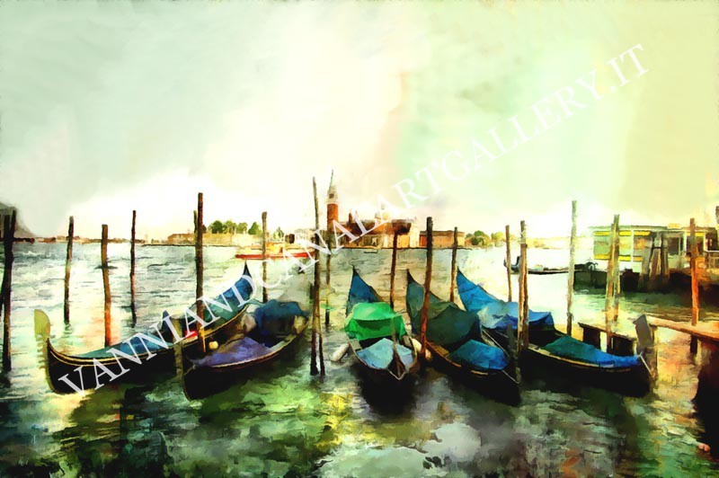 Laguna e gondole (Venezia)