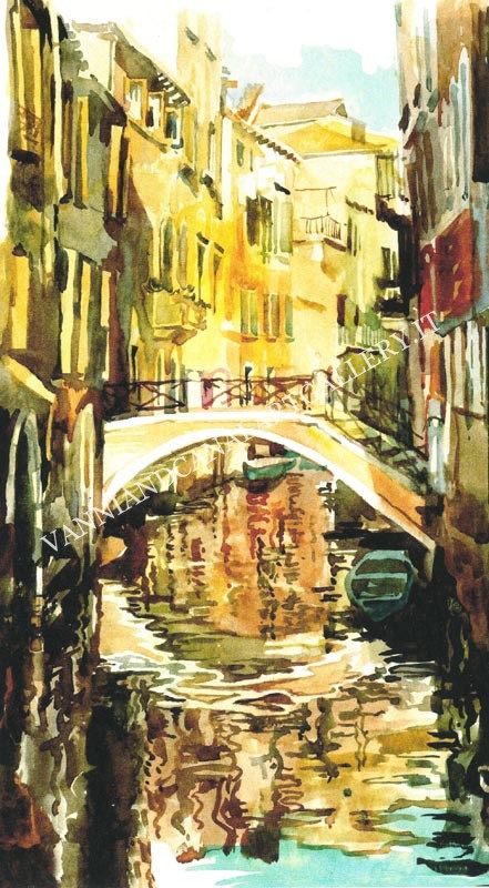 Tipico canale di Venezia