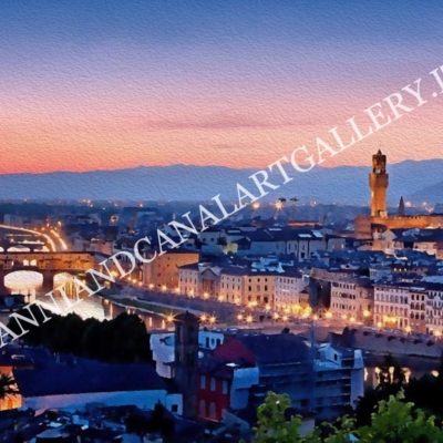 Panorama di notte (Firenze)