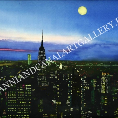 New York at night