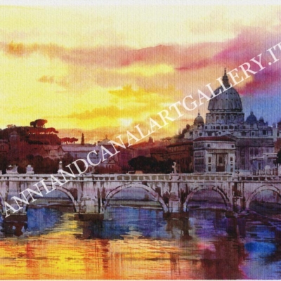 San Pietro al tramonto (Roma)