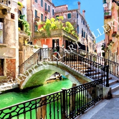 Venice with bridge (Venice)